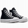 Converse Chuck Taylor All Star Platform wysokie buty trampki damskie na platformie czarne